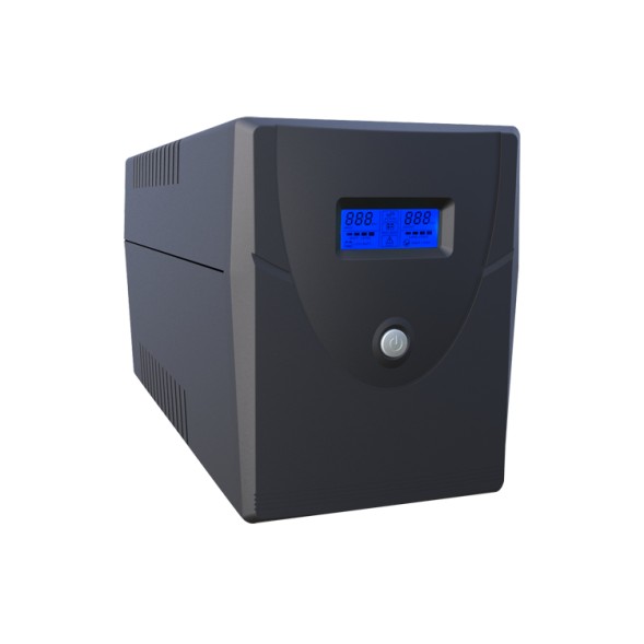 SAI OFF-LINE 1500VA/900W, Entrada 220-240 Vac, x4 Shcuko, x2 RJ11, x1 USB tipo B, x1 RS-232