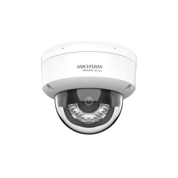 HIKVISION HIWATCH Cámara IP domo HiWatch HWI-D140H - 4 MP, lente fija 2.8 mm, IR 30 m, PoE, IP67 IK10