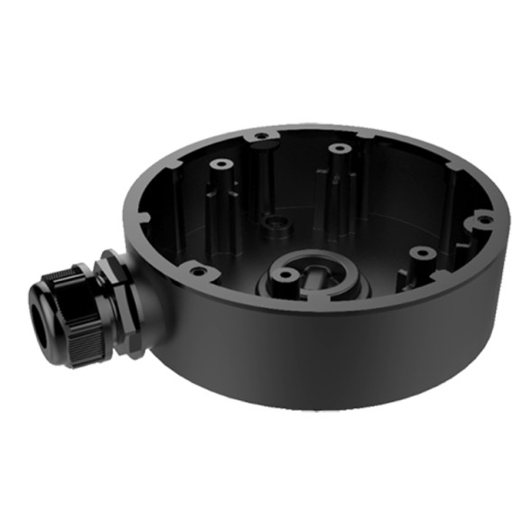 Caja de conexiones para cámaras domo - Aleación de aluminio - 37.22 (Al) x 120 (φ) mm Negro