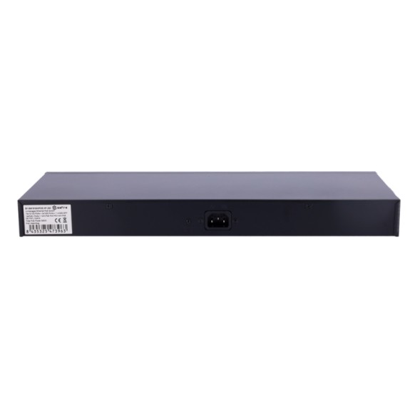 Switch de 16 puertos 10/100 POE, 300W, x2 puertos Gigabit, x2 SFP.