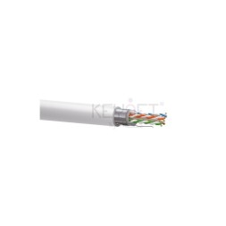 Cable CAT6 FTP, Cobre, LSZH, CPR-DCA, blanco. Bobina 305mts
