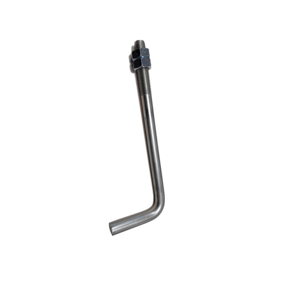 Garra con tuercas para base 63052 (Para cimentación), M19x400.
