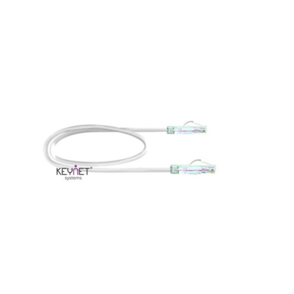 Latiguillo Cat 6A S/FTP, LSZH, 2mts. Blanco