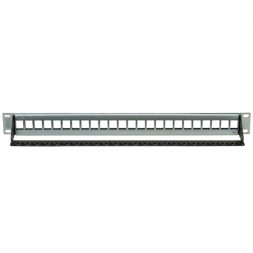 Patch panel para rack de 19", x24 puertos vacío UTP/FTP