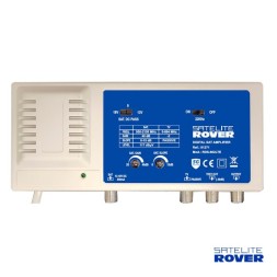 Central amplificadora Rover 81271 - UHF/SAT, 1 entrada, ganancia 25-40 dB, rechazo 5G, salida test