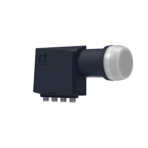 LNB Quad (4 приймачі), 51-59дБ, 0,2дБ шуму, шийка 40x60,5мм (Ш x Д)
