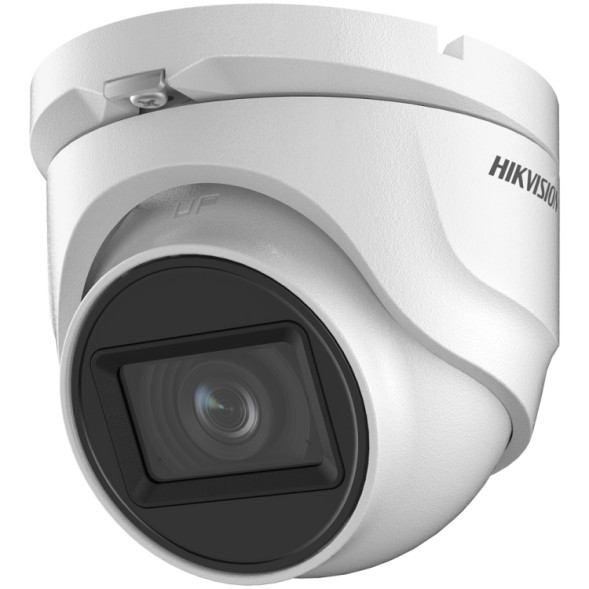 Cámara domo 4 en 1, 8Mpx, 2.8mm, IR 30mts. IP67, blanca.