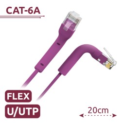 Патч-корд Safire UTP6A-FLEX-02P - Cat6A U-UTP