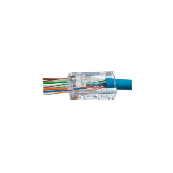 Роз'єм CAT6 UTP чоловічий з прохідним контактом