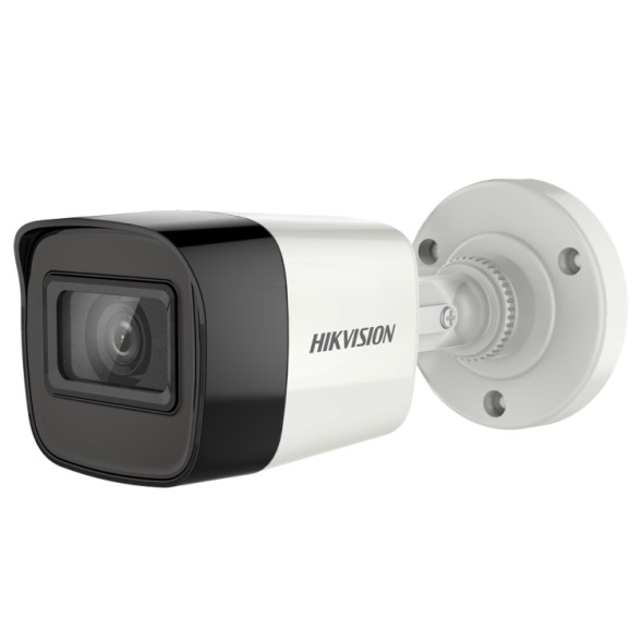 Cámara bullet 4 en 1, 8Mpx, 2.8mm, IR 30mts. IP67, gris.