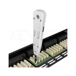 Patch Panel para rack de 19", x50 puertos Cat3 UTP 50p LSA 90º