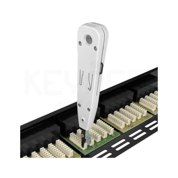 Patch Panel para rack de 19", x50 puertos Cat3 UTP 50p LSA 90º