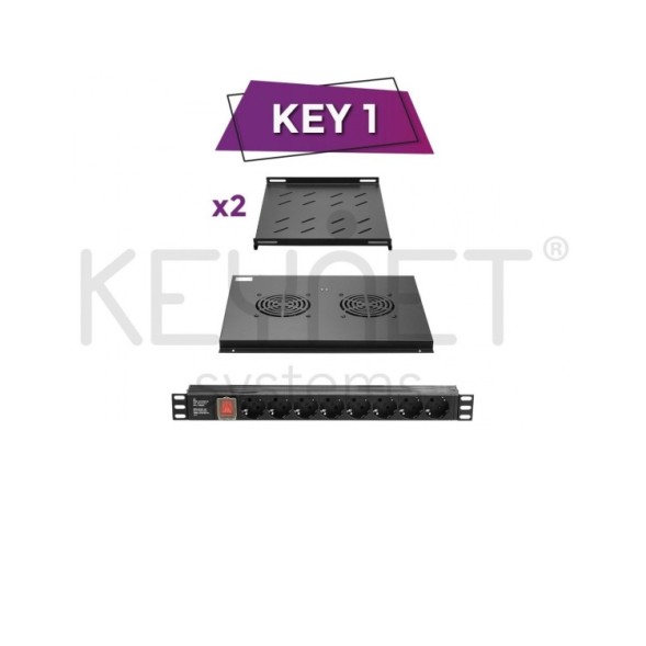 Kit de accesorios para Racks FR4, Fondo: 600mm.