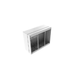 Caja mecanismo completa para 3 módulos (6x 45x45mm)