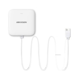 Detector de inundación AX PRO Hikvision DS-PDWL-E-WE - inalámbrico, IP66, sonda incluida