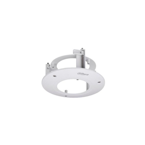 Soporte encastrable para cámaras domo - SECC y PC - 75,8 mm (Al) x 166 mm (diámetro base) - 320 g