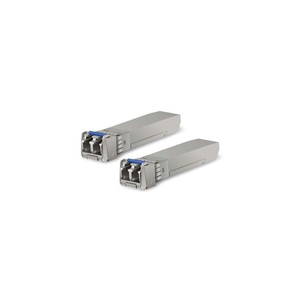 Pack 2 SFP single monomodo, 10 Gbp+. Necesita 2 Fibras (x1 RX y x1 TX). Hasta 10Km