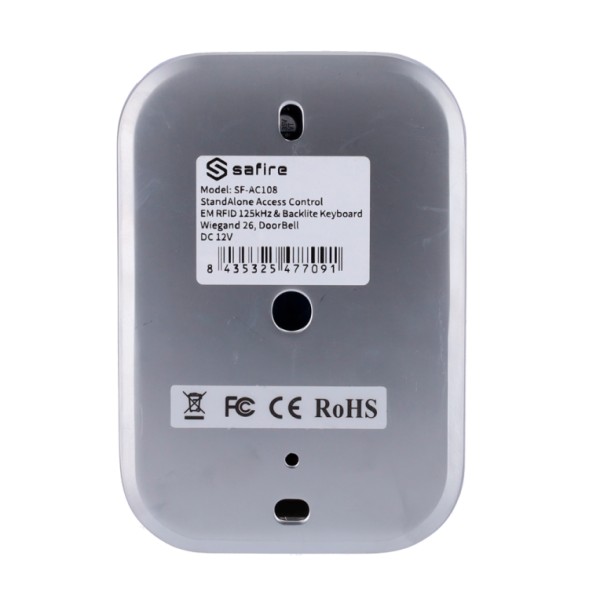 Control de acceso autónomo acceso por teclado y EM RFID