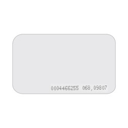 Tarjeta de lectura MIFARE blanca numerada. Anviz