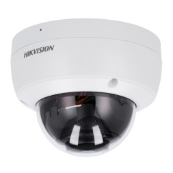 Cámara IP domo, 2MPx, IR 30mts, 2.8mm, H.265+, PoE802.3af. Audio  IP67