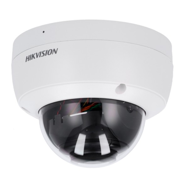 Cámara IP domo, 2MPx, IR 30mts, 2.8mm, H.265+, PoE802.3af. Audio  IP67
