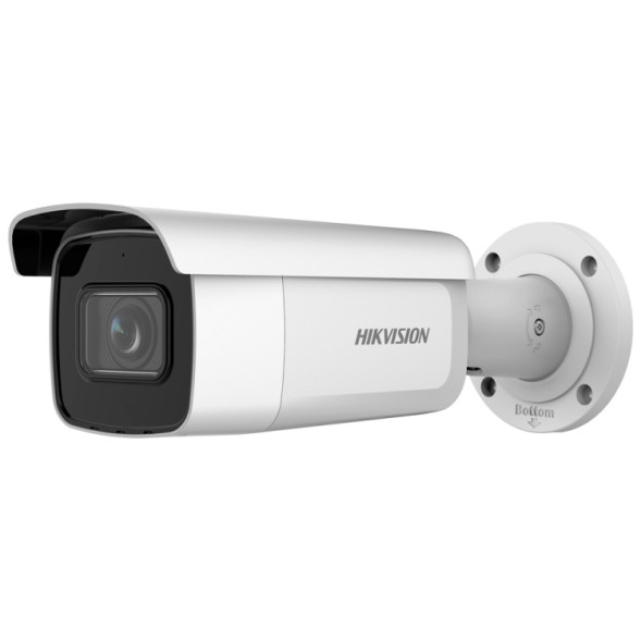 Cámara IP bullet, 8MPx, IR 60mts, 2.8-12mm, H.265+, PoE802.3af.  IP67