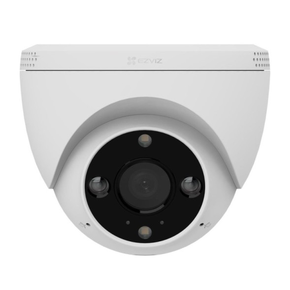 Cámara Wi-Fi EZVIZ CS-H4 3 MP 2 K, visión nocturna color 30 m, detección IA humano/vehículo, defensa activa con sirena y foco