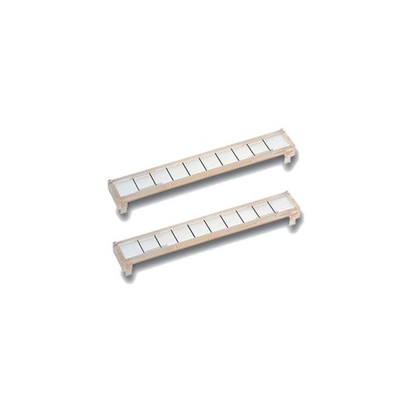 Portar rótulos, regleta 10 pares. CIE-MP10