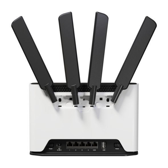 Router 5G MikroTik Chateau 5G ax - Wi-Fi 6 AX3000, 2.5GbE, 5G hasta 5Gbps S53UG+M-5HaxD2HaxD-TC&amp;RG502Q-EA