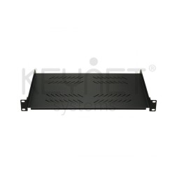 Bandeja fija 1U de 280mm para racks 19" de fondo 450mm. Sujeción frontal