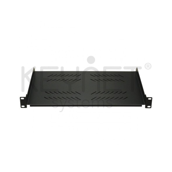 Bandeja fija 1U de 280mm para racks 19" de fondo 450mm. Sujeción frontal
