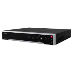 NVR 32ch IP (16ch PoE) hasta 12Mpx, 256Mbps, H.265+, 4 HDD. Detección de movimiento 2.0