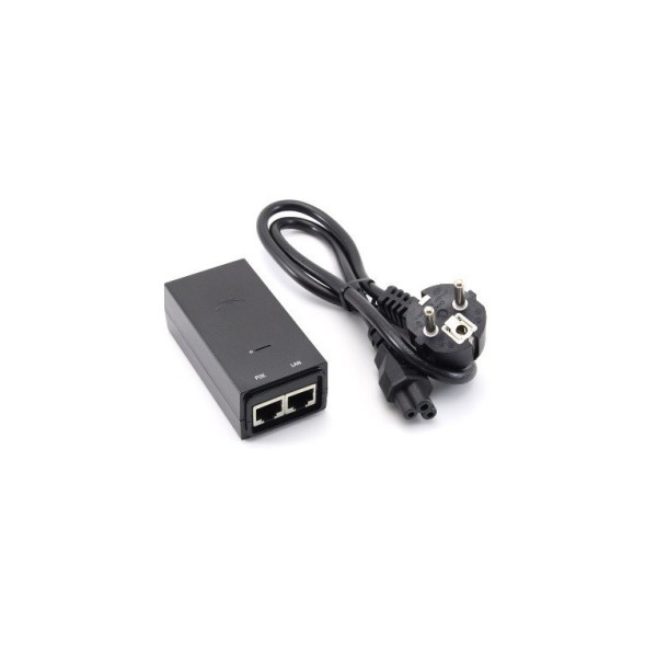 Adaptador POE 24V, 1A, 24W. Gigabit
