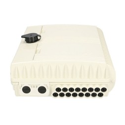 Caja de distribución para cassette, IP65, x16 salidas. Color blanca