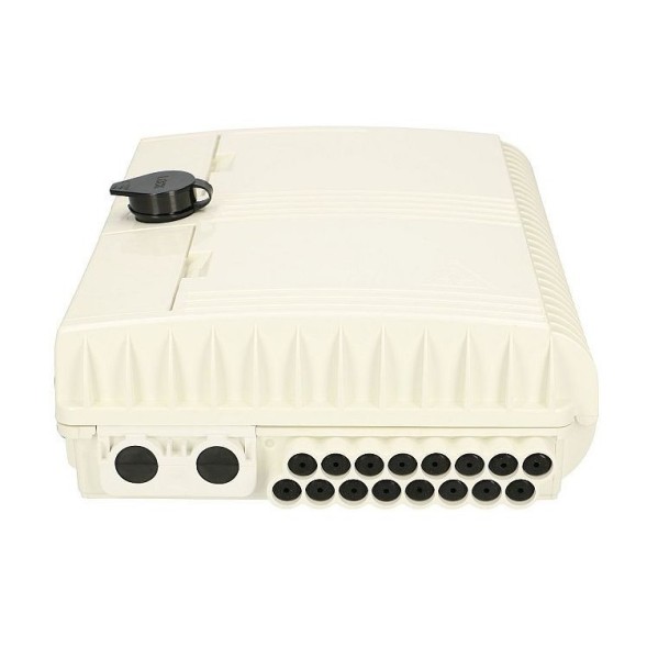 Caja de distribución para cassette, IP65, x16 salidas. Color blanca