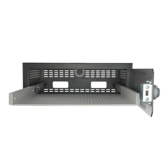 Caja fuerte especial para DVR de 1.5/2U con cerradura electronica