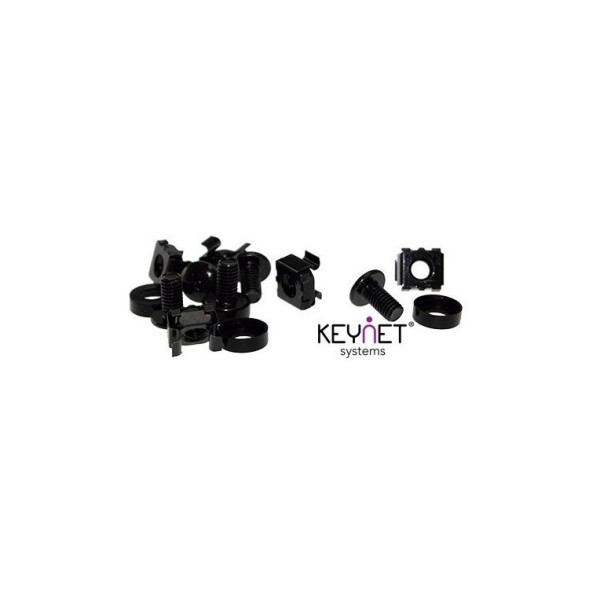KIT de tornillo + fijación + tuerca para Racks (50Uds)