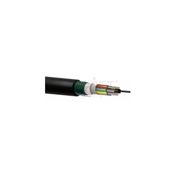 Cable 48F, G652D, SM, armada (antirata),6Tx8F, holgada, CPR-FCA, exterior, diámetro 11.9mm. Bobina 2000mts/Corte