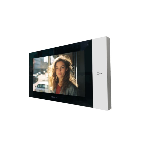 Kit Videoportero IP COMELIT KVQ8570 - ViP, Monitor 7", Wi-Fi App, Placa Quadra de  pulsadores  IP54/IK08