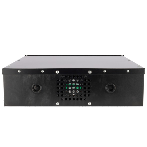 Caja metálica cerrada para DVR.  19", 2U, 127 (Al) x 461 (An) x 457 (Fo)