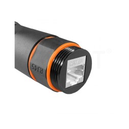 Герметичний з’єднувач RJ45 Keynet FLC-6AF-6AF-IP68-K - Cat6A