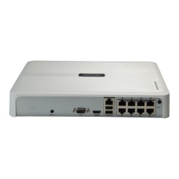 Grabador NVR HiWatch HWN-2108H-8P - 8 canales IP 4 MP, 8 puertos PoE, ancho de banda 60 Mbps