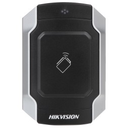 Lector de acceso Mifare IP65. Indicador LED y acústico, Wiegand 26/34 | RS485, Compatible con controladoras Hikvision