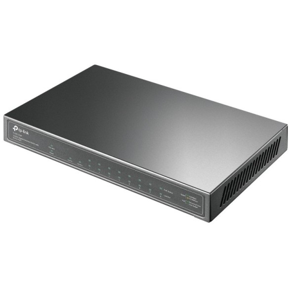 Switch no gestionable de x9 Gb (x8 POE+), x1 SFP, 63W