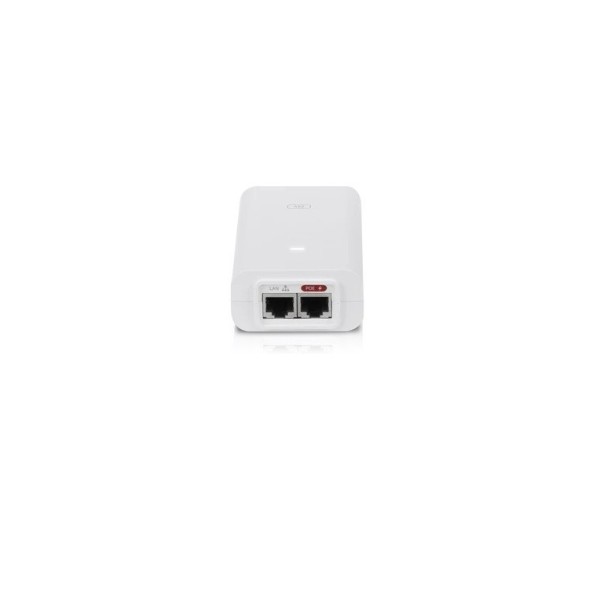 Adaptador POE 24V, 1A, 24W. Gigabit. Blanco