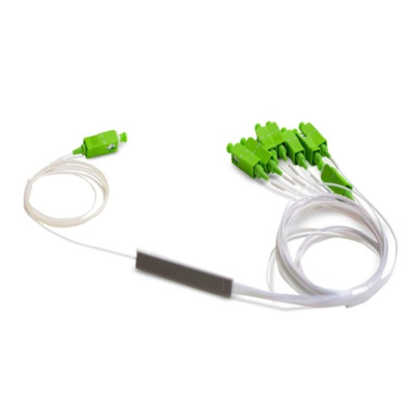 Splitter óptico PLC Kelvo KE-PLC-1X8 - 1x8 SC/APC