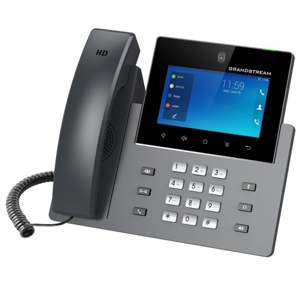Videoteléfono WIFI Inteligente Android 7.0, bluetooth, 16 lineas IP, x2 puertos Gb POE/POE+