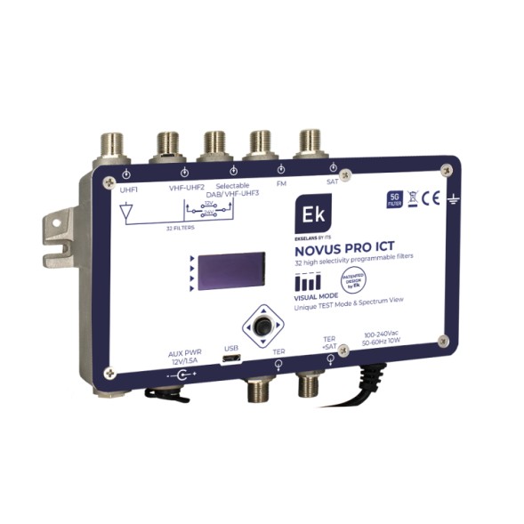 Central programable EK NOVUS PRO ICT - 5 entradas, 32