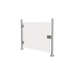 Barrera de restricción del paso. Puerta acrílica incluida