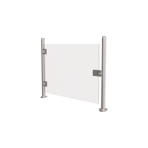 Barrera de restricción del paso. Puerta acrílica incluida